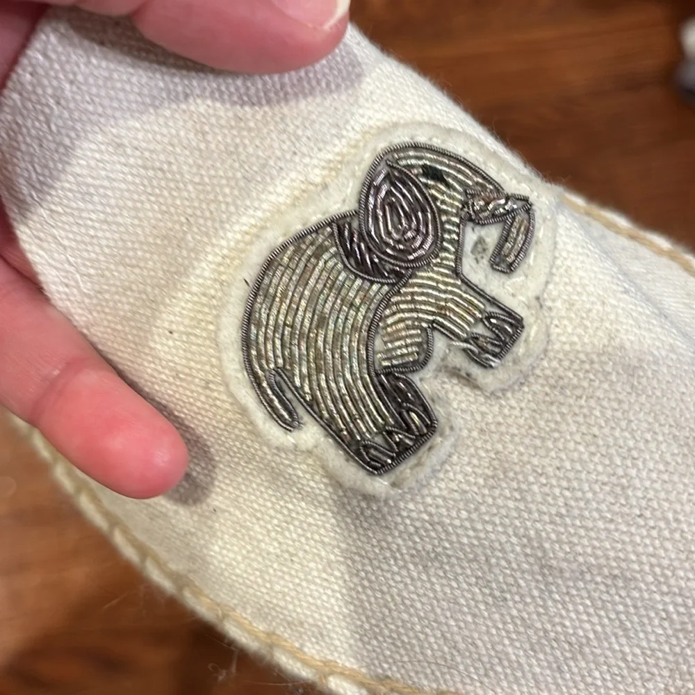 Soludos Elephant Platform Cream Espadrilles